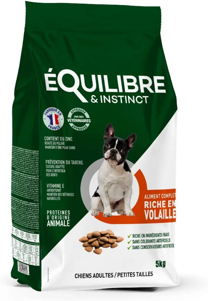 Equilibre et Instinct - Petit Chien Adulte Volaille 5 kg