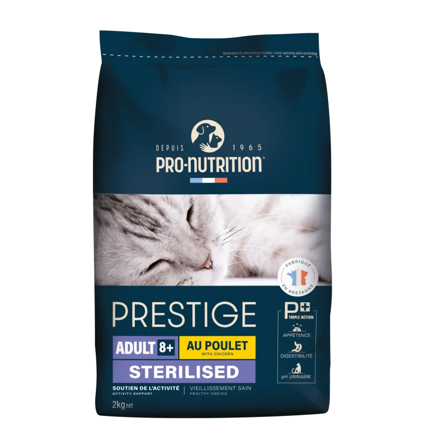 Flatazor Crocktail 8+ stérilisé / light pour chat