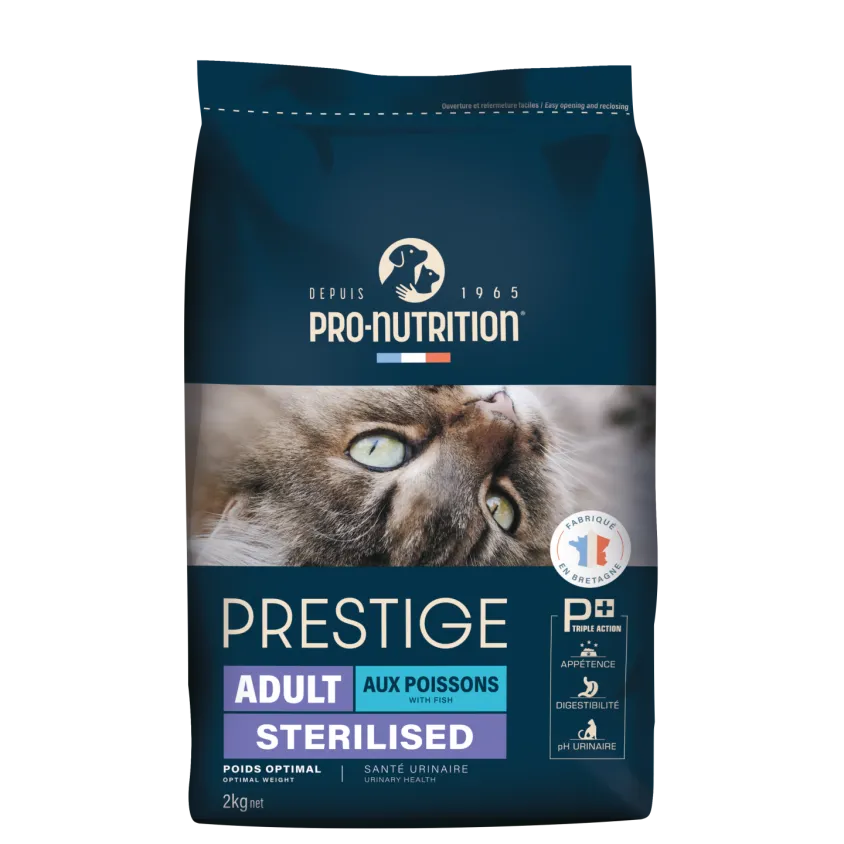 Flatazor Crocktail Adulte Stérilisé au poissons pour chat