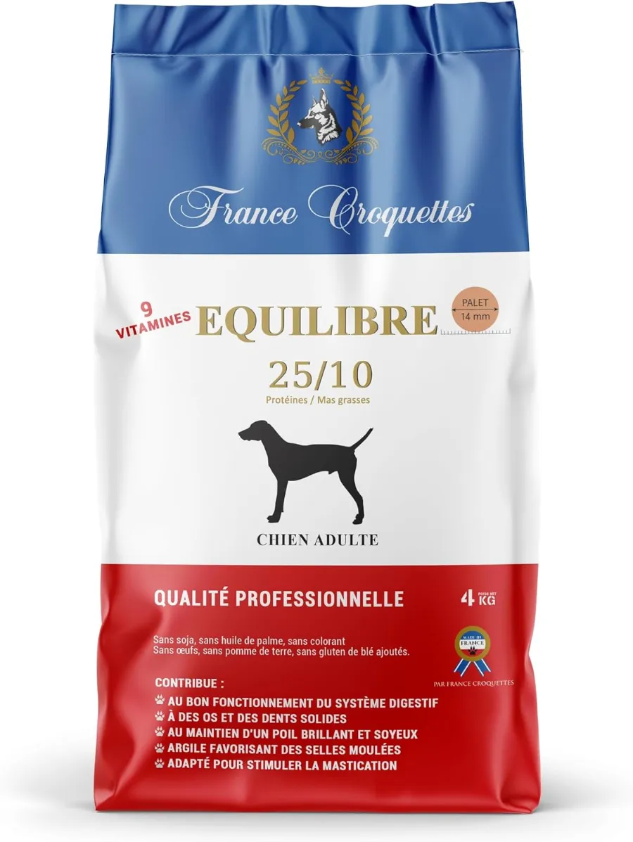 France Croquettes Equilibre Adulte  Volaille 4Kg