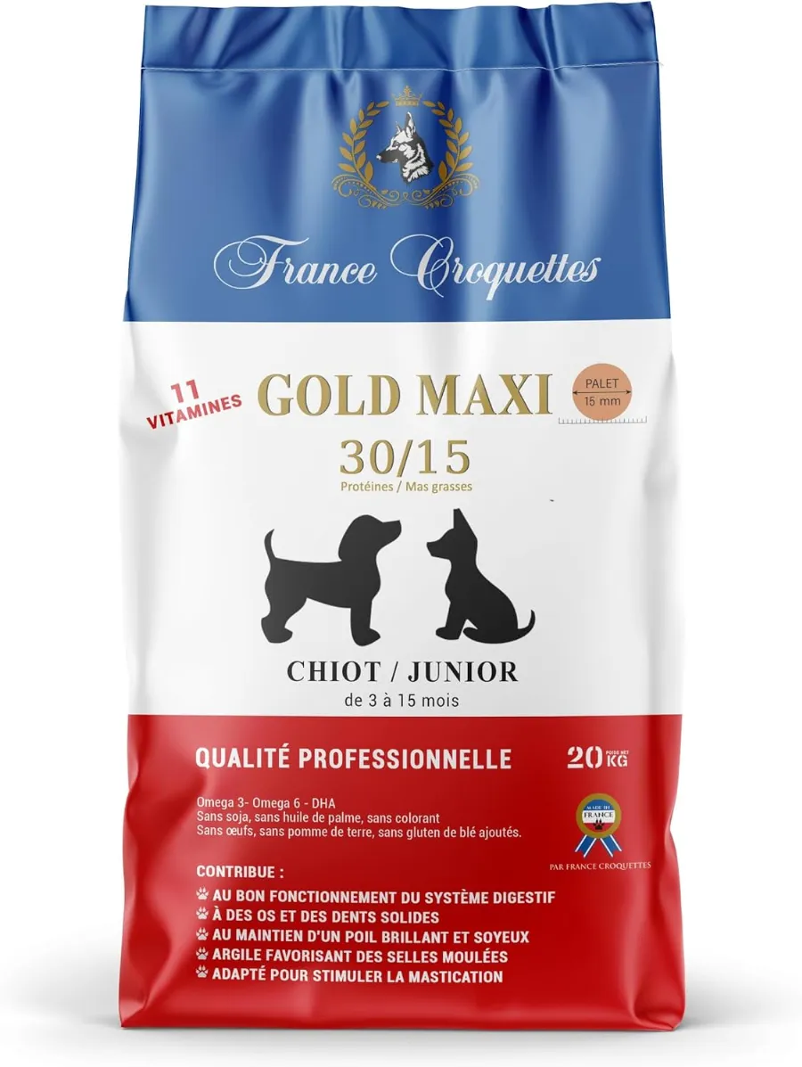 France Croquettes - Gold Maxi Chiot - 20Kg