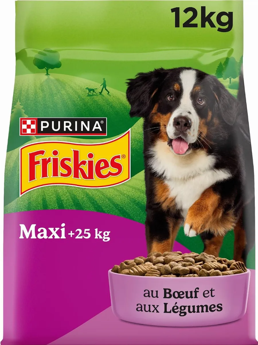 FRISKIES Active - Chien Adulte au Bœuf - 12 kg