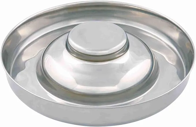Plat à chiot en inox 37 cm