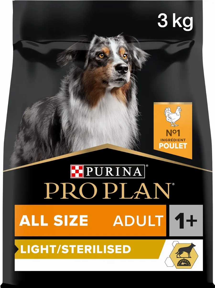 Purina Pro Plan Adult Light Sterilised - Poulet - 3 kg