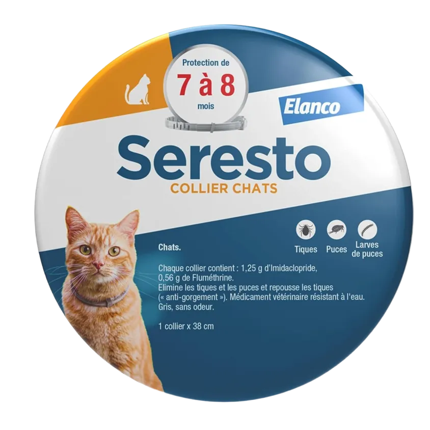 Seresto, collier anti parasitaire pour chat