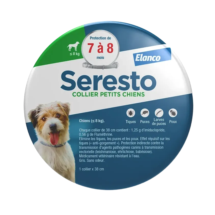 Seresto, collier anti parasitaire pour chien